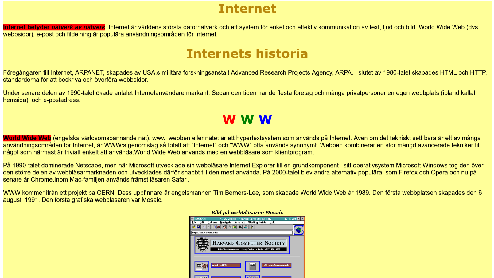 Övning 3 screenshot